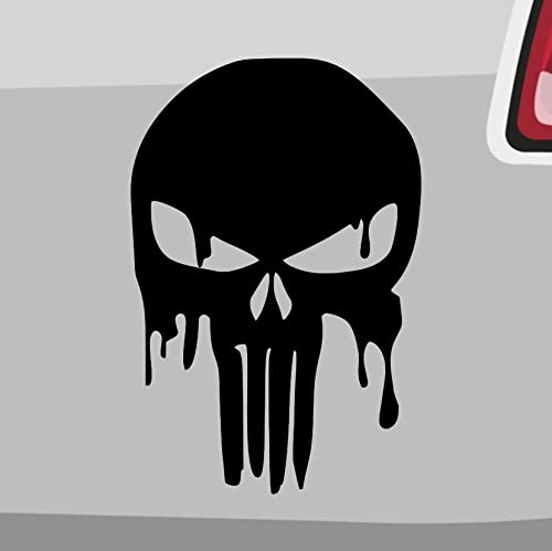 Demon Skull Aufkleber -6 Größen 21 Farben- Schädel Totenkopf Bike Knochen Ripper