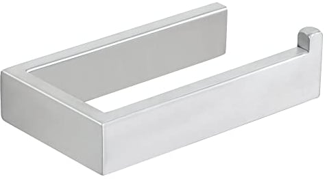 Sayayo Porta Carta Igienica Portarotolo Carta Igienica da Parete in Acciaio Inox 304 per Bagno e Cucina, Porta Rotolo da Muro Grigio Argento