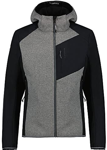 ICEPEAK Herren Outdoorjacke Danfort schwarz/Graumeliert 52