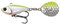 Savage Gear Fat Tail Spin sinkend - Jig Spinner, Größe: 5.5cm, Gewicht: 9g, Farbe: Lemon Back Flash, 1 Stück