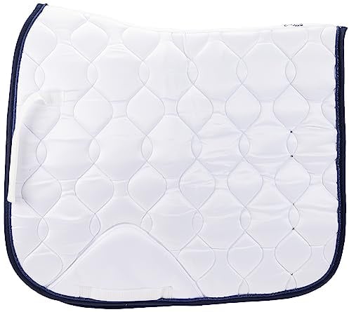 HKM Dressage Competition Schabracke Weiß/Navy One Size