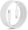 FusionCharge USB C to USB C Cable 60W, PD3.0 Cotton Braided Cable Type C Fast Charge for iPhone 15/15 Pro/15 Pro Max, for Macbook, Pad Pro/mini, for Samsung S23/S22 (FusionCharge 2m)