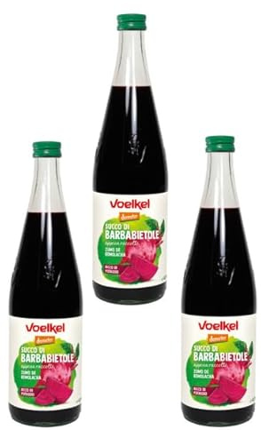 3 Bottiglie succo di Barbabietola Voelkel 700 ml Ricco di potassio Certificato biologico Demeter (3)