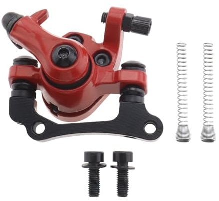ECSiNG 1PC Electric Scooter Hydraulic Disc Brake Right Side Aluminum Alloy Brake Replacement Part Compatible with Kugoo M4/M4 Pro Electric Scooter Red