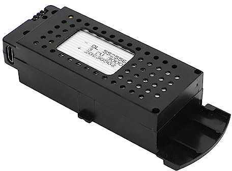 Alomejor Batterie au Lithium pour Drone RC 3.7V 3000mah, avec Contre Les Surcharges, pour Avion télécommandé Pliable S6 G6