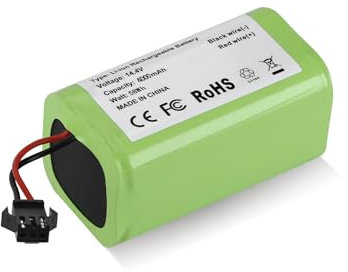 Upgraded 4000mAh N79 14.4V Battery for Eufy RoboVac 11 11S 30 15C 25C 35C Robot Vacuum Cleaner for Ecovacs Deebot N79 N79S Deebot 500 600 DN622, Goovi F007C D380 Robot Vacuum Cleaner Battery