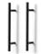 Trintion 20 Pack Black Stainless Steel Cabinet Handles (Hole Centre 160mm) - Kitchen, Bathroom, Wardrobe & Drawer