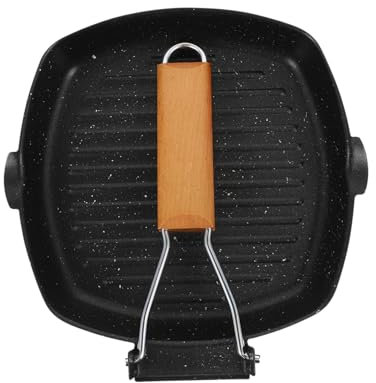 Ciieeo Stable Performance Pan Portable Flat Cooking Pan BBQ Plate Kitchen Restaurant Cooking Supply Long Service