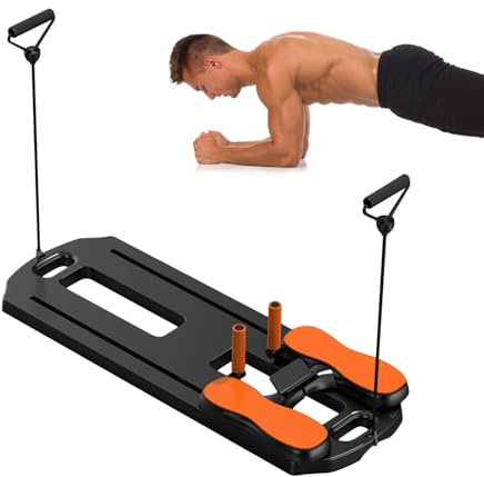 2025 Upgraded Pilates Board - Faltbarer Pilates Reformer | Automatischer Rückprall Abs Roller Board Pilates Gleitbrett | Abbs Core Trainer Kompakte Pilates-Ausrüstung für Zuhause & Formen Sie Ihren