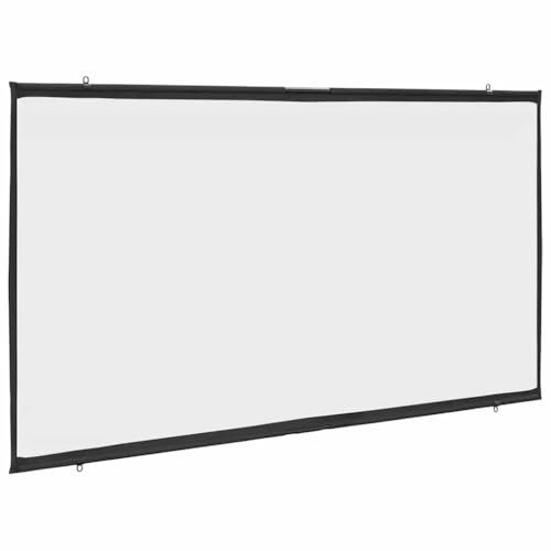vidaXL Beamer Leinwand Wandhängend 84 Zoll 16:9, Projektionswand, Leinwand, Heimkino-Leinwand, Beamer Leinwand, Rolloleinwand