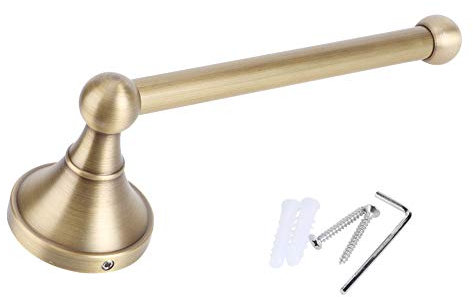 Porte-rouleau de papier toilette moderne en laiton brossé pour salle de bain