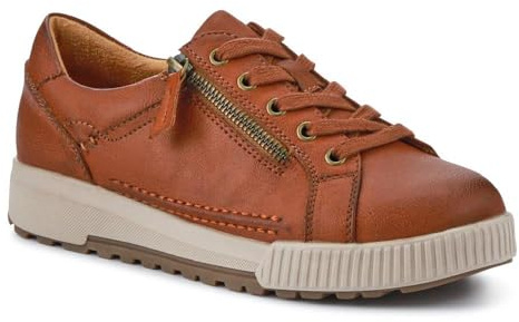 Pavers Womens Wide Fit Zip & Lace Trainers | Spring Summer Collection | Lace Up | Zip