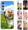 CHABDA Personalisierte Handyhülle mit Bild Foto Text für Samsung Galaxy A14 4G/5G Selbst gestalten für individuelle TPU Hülle mit Eigenem Foto Bild Text Selbst Gestalten Custom Case Mehrfarbig
