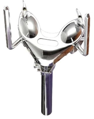 Doppel-Tom-Halterung für Schlagzeug-Set, Aluminiumlegierung, verstellbarer Arm, Schlagzeugständer, Zubehör, 30 cm (11,81 Zoll)