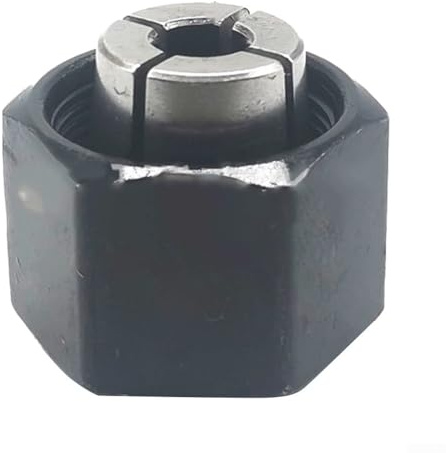 Collet de défonceuse, 1 mandrin de 6,35 mm pour DeWalt DW6214/DW616/DW618, prise en main précise et rotation fluide, pince de toupie pour armoires et travail du bois