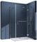 doporro Duschkabine Dusche Eck-Duschkabine Eckdusche Rav04K 80x140x190cm Glasdusche ESG-Sicherheitsglas Klarglas inkl. Easy-Clean-Beschichtung