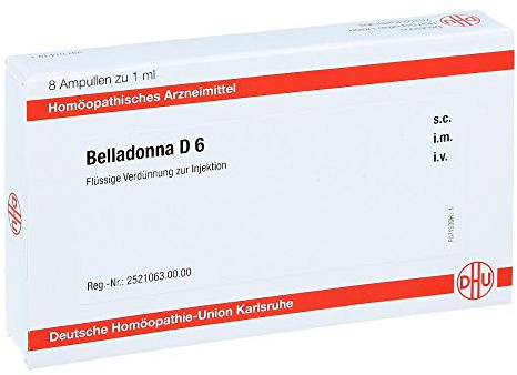 Belladonna D 6 Ampullen