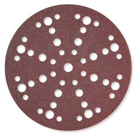 Festool P40 Grit Rubin 2 Abrasive Sheet 10-Piece, 150 mm Diameter | Coarse grit abrasive for wood - anti-clogging aluminium oxide coating - suits Festool 150 mm sanders