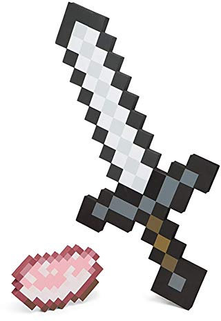 Minecraft Iron Sword & Porkchop Foam Adventure Kit