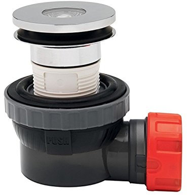 Macdee Wirquin Nano 6.7 Quick Clac All in One Basin Waste & Trap Chrome