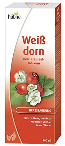 Hübner Weißdorn Herz-Kreislauf-Tonikum zur Herzstärkung (500 ml)