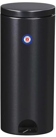ROSSIGNOL Poubelle de cuisine, Poubelle 30L, Poubelle à pédale, Fabrication française, Fermeture silencieuse, Seau intérieur amovible avec anse, SANIA