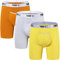 JINSHI Homme sous-vêtements Ultra Doux Caleçon Confortable Long Boxers Respirante Underwear en Bambou Lot de 3, XXL