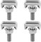 Bigxin 4Pcs Perno en T para Coche, Conectores de Terminales de Cable de Batería M6 T-bolt Terminal de Baterías, Perno en T de Acero Inoxidable Pernos de Terminal de Cable de Batería (2.2 * 1 * 2.7cm)