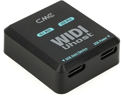 CME WIDI Uhost - Interfaz Bluetooth MIDI USB Con Host para Instrumentos y Controladores, Compatible Con Windows, Mac, iOS, Android, Linux y ChromeOS