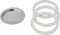 Sicignano - Set 3 Guarnizioni e 1 Filtro Per Modello a 1 Tazza, Bianco/Argento Caffettiera Caffè Moka