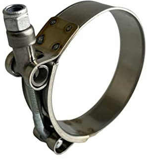 W2 Teil Edelstahl T-Schraube Schlauchschellen für industrielle Maschinen und Auspuffschellen (1, 79-87mm)