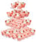 Boxalls Cupcake Stand, 4 Tier Square Acrylic Cupcake Display Stand Holder, Clear Dessert Pastry Tower for Wedding, Birthday, Theme Party, Baby Shower