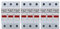 3 Stück Sicherungshalter Hutschiene 32A AC 500-690V RT18-32X 3P Modular Sicherung Halter mit Kontrollleuchte für RO15 10x38mm PV Sicherung