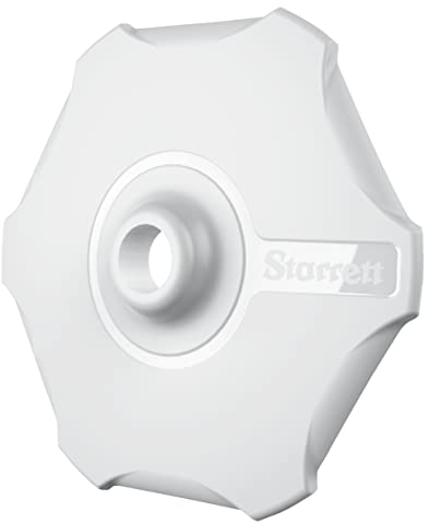 Starrett Sharpening Steel Protector - BKW5 White Antimicrobial Sanitized Guard Polypropylene for Hand & Wrist Protection - Durable & Easy-to-Clean Knife Sharpener Accessory