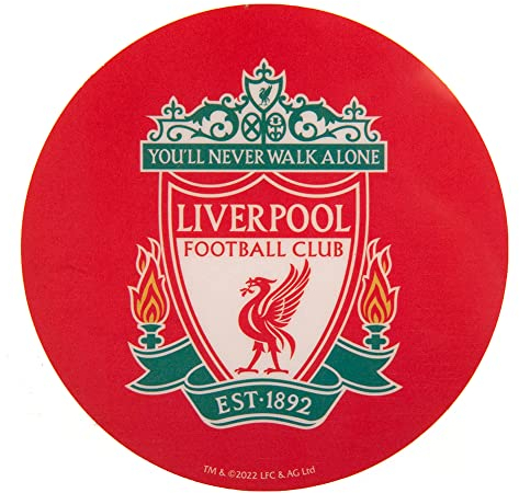 Liverpool FC - Car Sticker Crest Design, Red/Green/White, One size