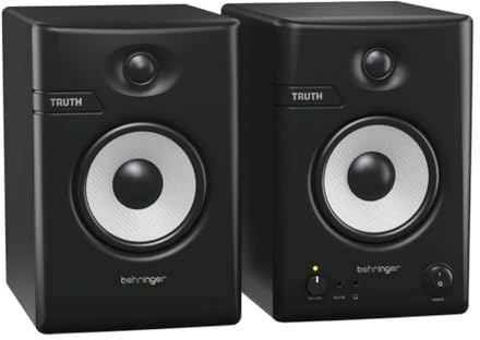 Behringer Truth 4.5 Audiophile 4.5 Studio Monitors with Advanced Waveguide Technology.
