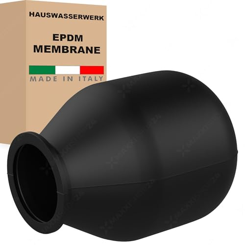 Membrana de caucho EPDM para calderas a presión, apertura de caldera de membrana: 80 mm, fabricado en Italia (35-50 litros)