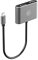 Mobility Lab – ML312859 – Adaptateur USB-C vers HDMI & VGA – Compatible macOs et Windows – VGA Full HD et HDMI 4K – 2 écrans simultanément en Full HD