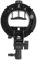 S Type Bracket for Bowens Mount Holder, Unique Flash Installation Method, for Elinchrom Mount, with Softbox, Reflector, Beauty Dish, Umbrella Input Holes