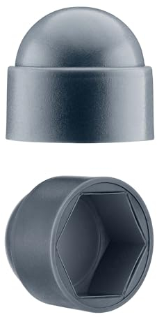 EMFA capuchons de protection hexagonaux M8 pour clé de 13 Anthracite 100 pcs.