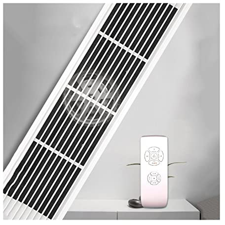 Extractor fan Ventilation Fans 15×60CM Ceiling Ventilation Fan, Rectangular Hidden Exhaust Fan, Powerful Low Noise Ceiling Ventilator Fan with Filter for Kitchen Bathroom Exhaust Fan (Color : Black, S