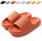 Calish Badeschuhe Herren Damen Cozislides Original Slippers Cloudyzz Schlappen Wolke Rutschfeste Badelatschen Hausschuhe Sommer Pantoletten Badeschlappen Flip Flops Indoor/Outdoor, Orange, 44-45 EU