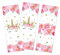 Minkocards 12 Lesezeichen Mädchen Unicorn Einhorn Mitgebsel für Kindergeburtstag Gastgeschenke für Mädchengeburtstag