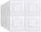 Snewvie 10 PCS 3D Wood Wall Panels Peel and Stick Brick Wallpaper Removable Wallpaper 70X70cm 3D Tile Wood Panels Wall Sticker Self-Adhesive Waterproof PE Foam