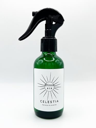 Oleum XIX - Bruma Purificadora Celestia | Aceites Esenciales de Lavanda y Naranja | Ambientador Textil | Perfume para el Hogar