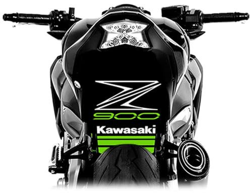 Adesivo per passaruota, motivo Z-STREET EVO, compatibile con Kawasaki Z900/Z900E (YELLOW GREEN KAWA)