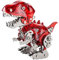 TechnixLabz 3D Q Version Dinosaurier Metall-Puzzle, Mechanisches Modell, Puzzle DIY Bastelset, Tolle Geschenke für Teenager Und Erwachsene (126+PCS)