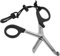 Happyyami Unterwasser-tauchschere Tauchmesser Notschere Sanitäter Schere Tauchleinenschneider Tauchermesser Mit Beinschlaufe Tauchausrüstung Medizinische Schere Rostfreier Stahl