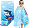 WERNNSAI Hai Strandtuch Kinder, 76 X 150 cm Mikrofaser Badetuch Mädche, Strandhandtuch zum Baden leicht und schnelltrocknend Superweich Saugfähig, Kinder Pool Reisen Schwimmen Duschtuch