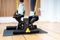 LANDWEHR Mini Stepper für zuhause, Treppensteiger Fitnessgerät, bis 180kg belastbar, Stabile Stahlkonstruktion, Schwarz, Starte jetzt Dein Sicheres Training, von Trainern empfohlen!